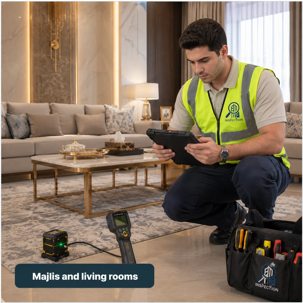 Majlis and living rooms